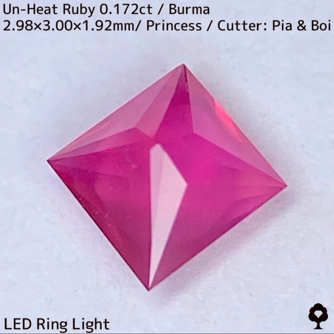 Un-Heat Ruby 0.172ct / Burma