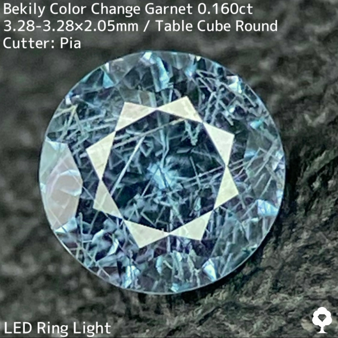 Color Change Garnet 0.160ct / Bekily(Madagascar)