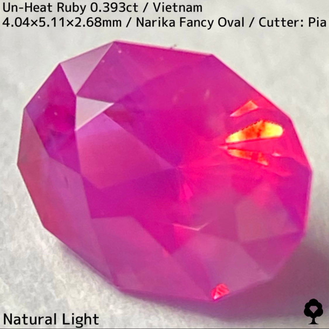 Un-Heat Ruby 0.393ct / Vietnam