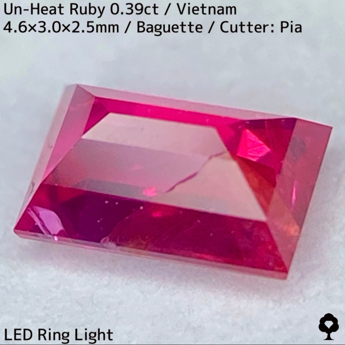 Un-Heat Ruby 0.394ct / Vietnam