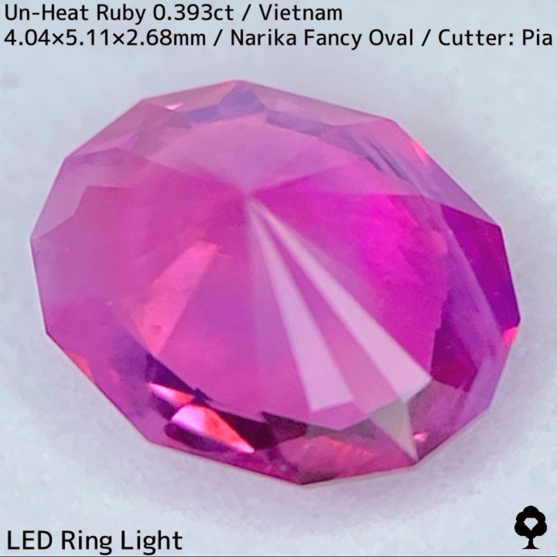 Un-Heat Ruby 0.393ct / Vietnam