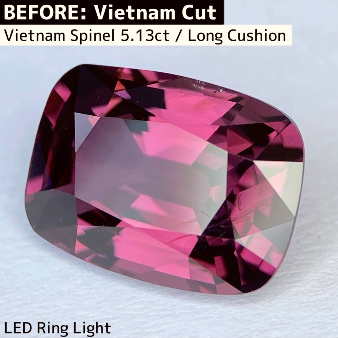 Spinel 2.788ct / Vietnam