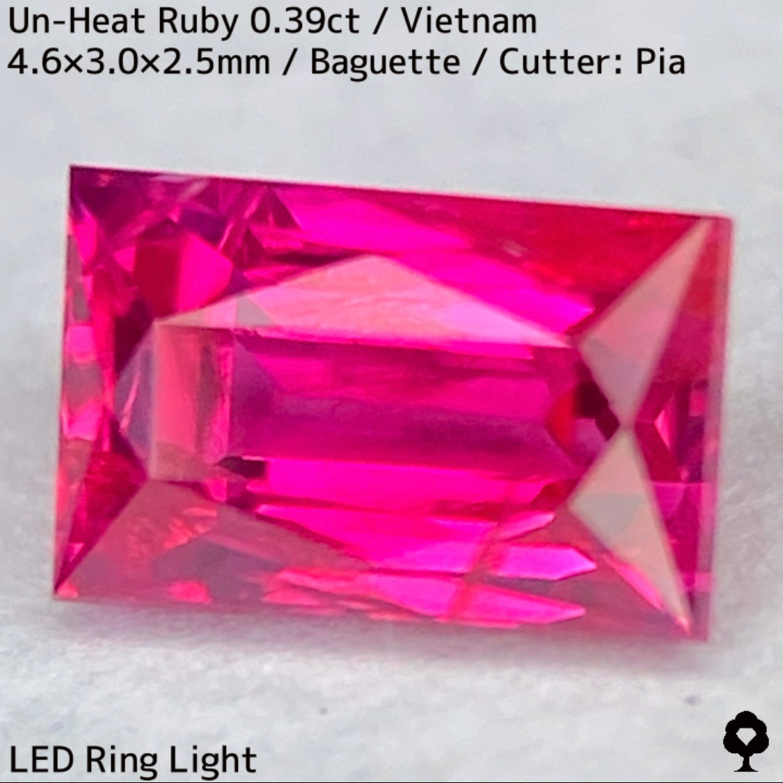 Un-Heat Ruby 0.394ct / Vietnam