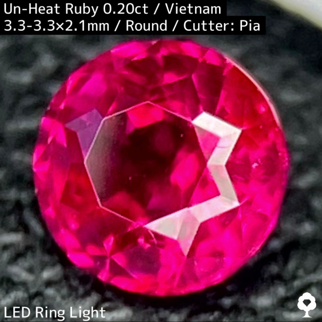 Un-Heat Ruby 0.20ct / Vietnam