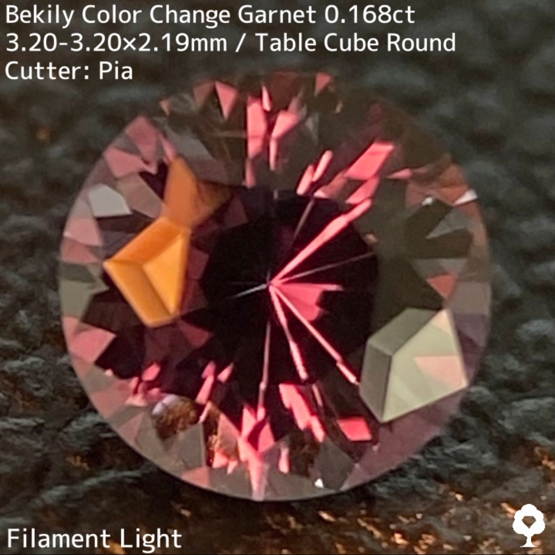 Color Change Garnet 0.168ct / Bekily(Madagascar)