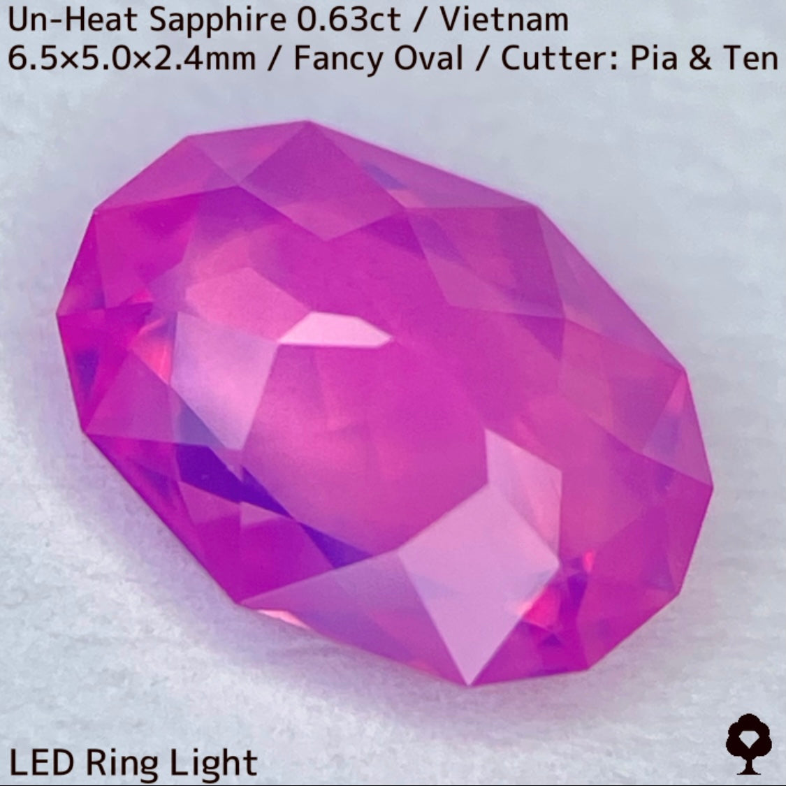 Un-Heat Sapphire 0.63ct / Vietnam