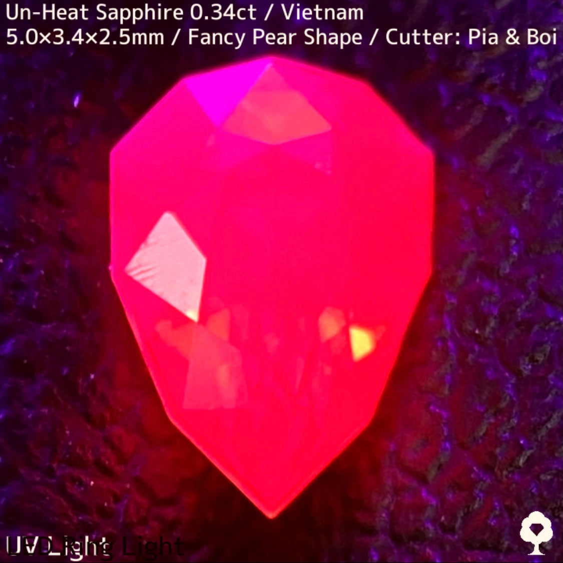 Un-Heat Sapphire 0.34ct / Vietnam