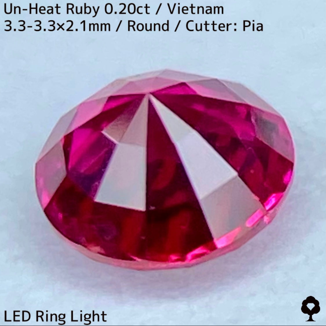 Un-Heat Ruby 0.20ct / Vietnam