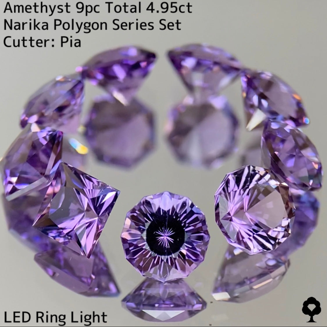 Amethyst Set 4.95ct / Narika collection