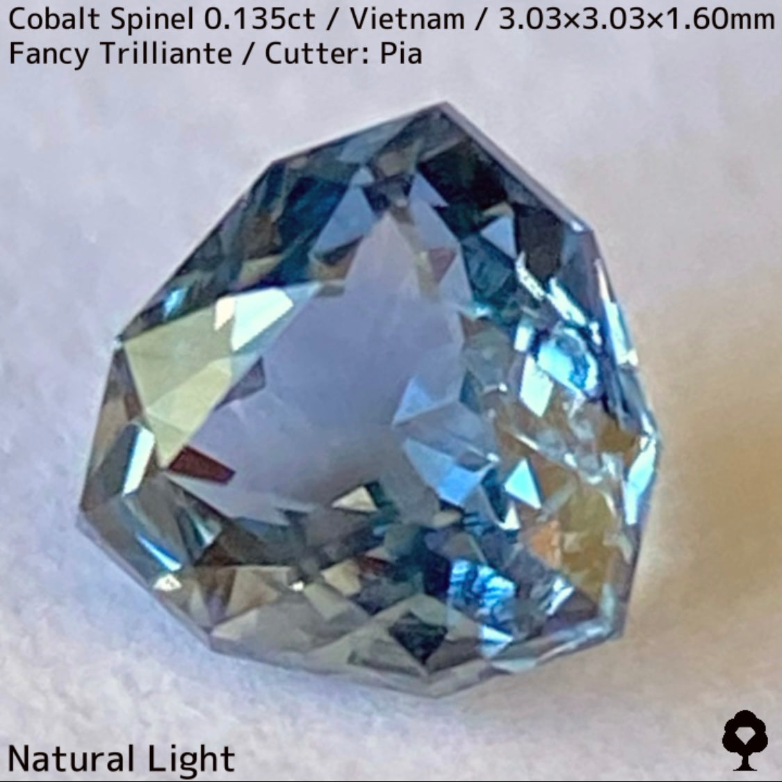 Cobalt Spinel 0.135ct / Vietnam