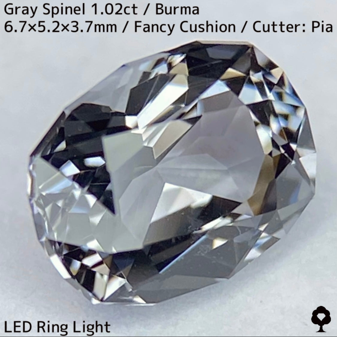 Grey Spinel 1.024ct / Burma