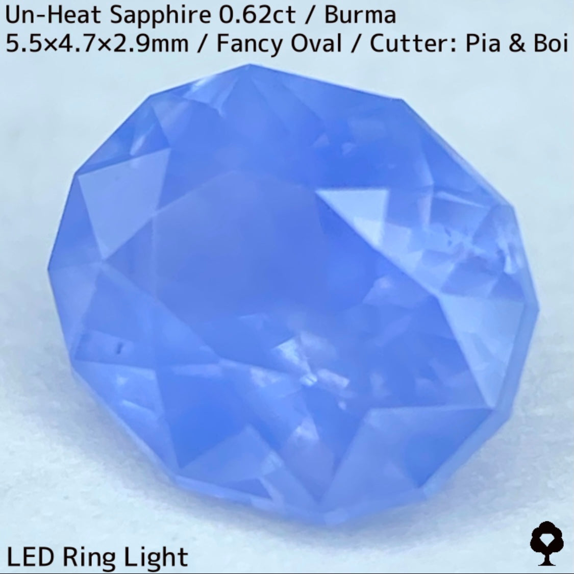 Burmese unheated sapphire 0.62ct★★