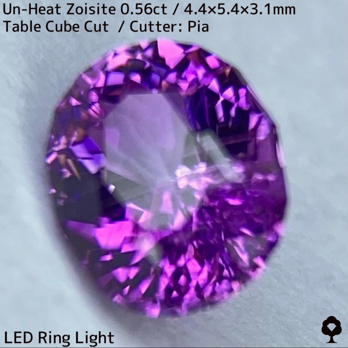 Un-Heat Zoisite 0.563ct / Tanzania