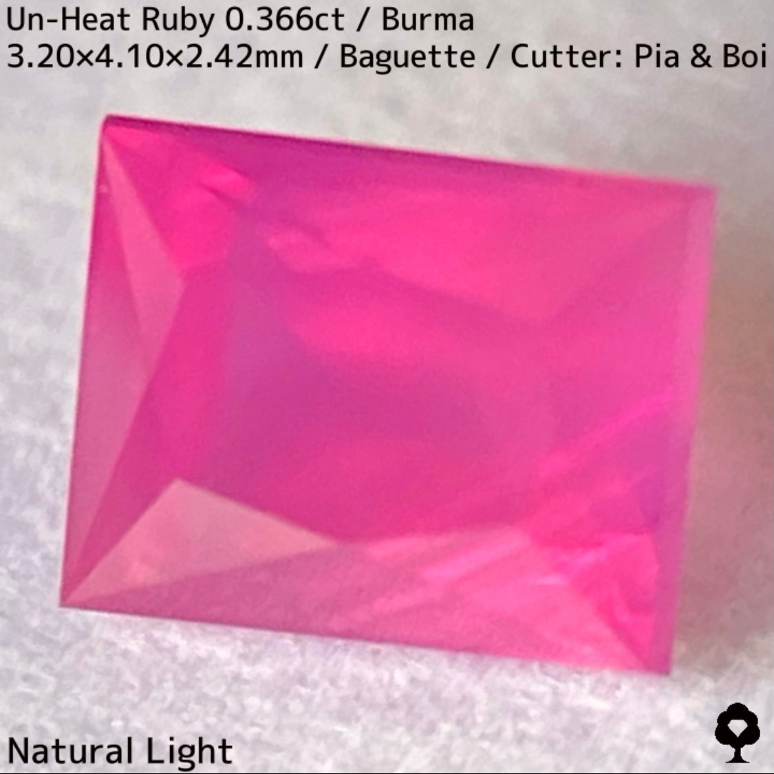 Un-Heat Ruby 0.366ct / Burma