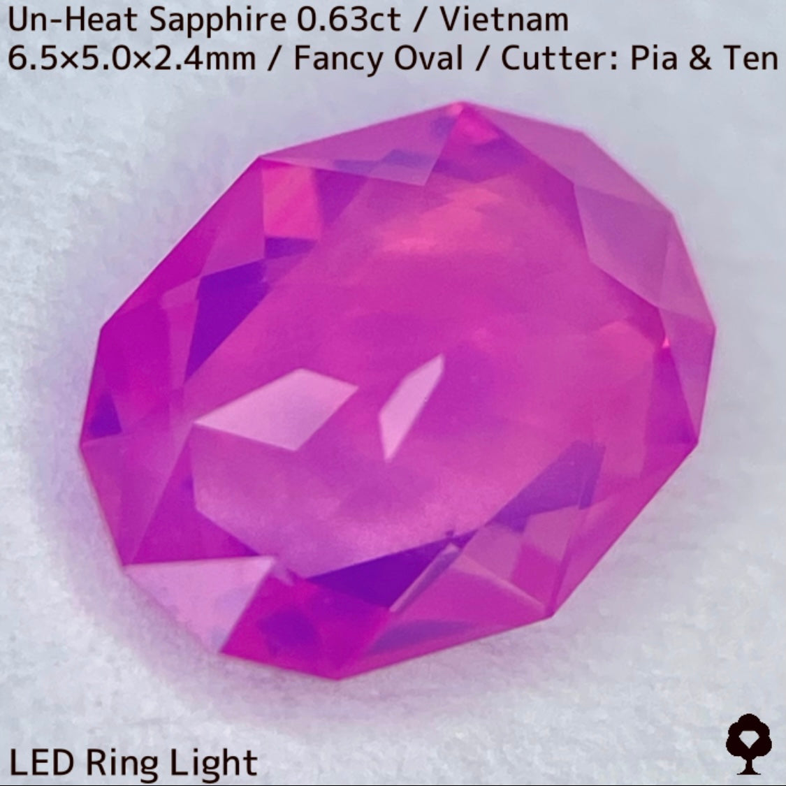 Un-Heat Sapphire 0.63ct / Vietnam