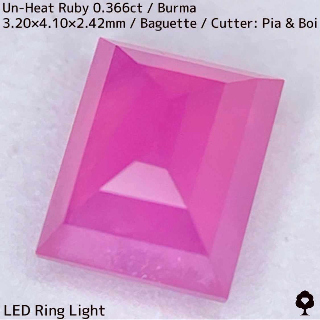 Un-Heat Ruby 0.366ct / Burma