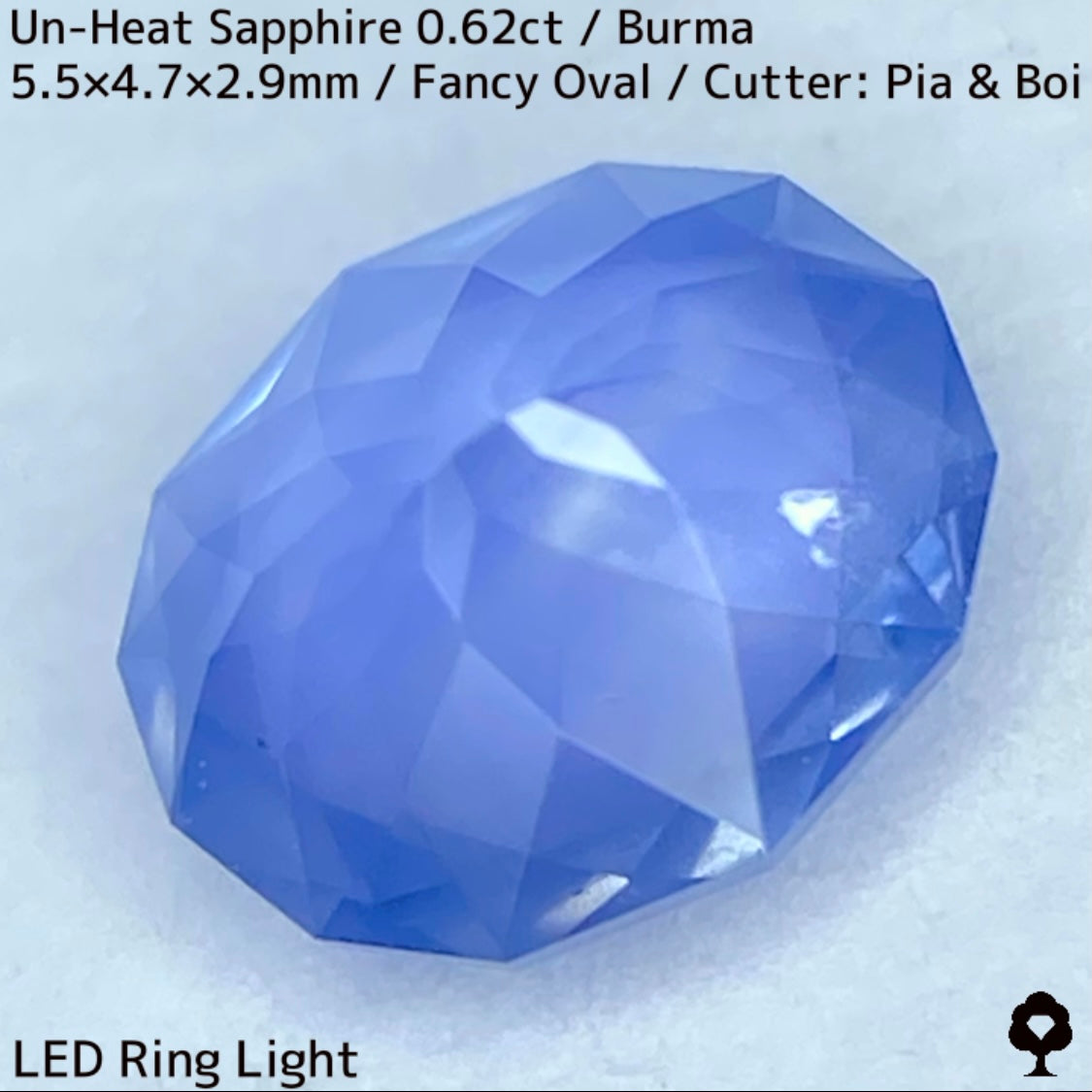 Burmese unheated sapphire 0.62ct★★