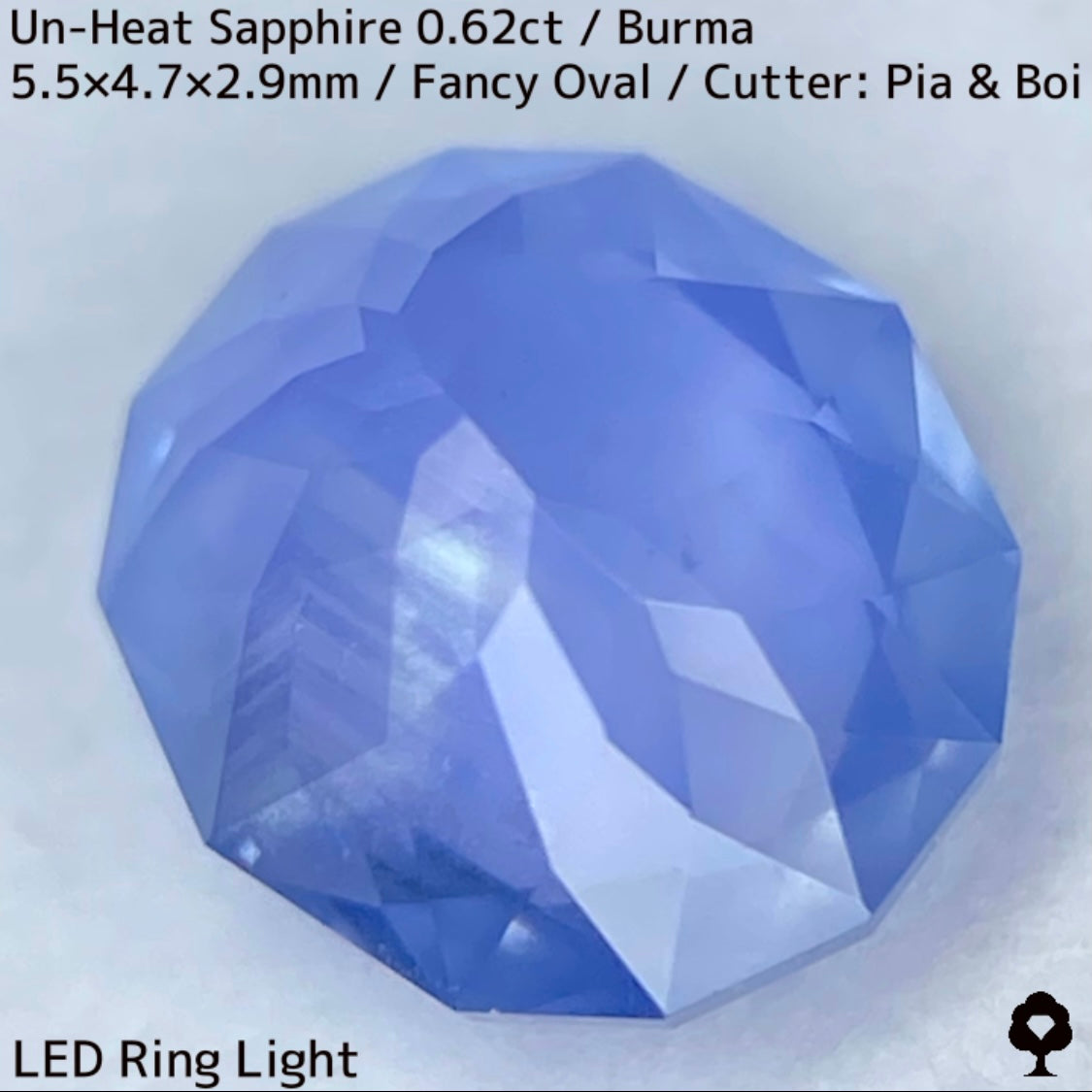 Burmese unheated sapphire 0.62ct★★