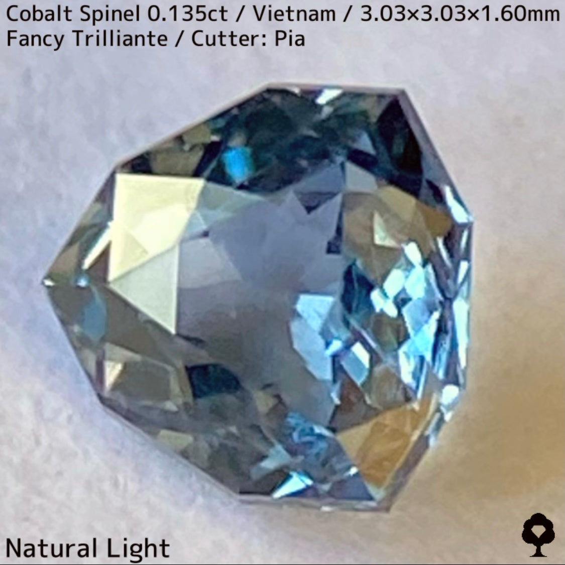 Cobalt Spinel 0.135ct / Vietnam