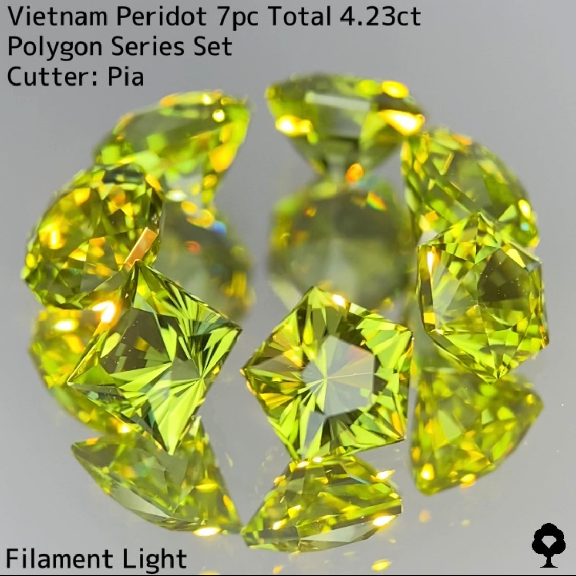 Peridot 7P 4.23ct / Vietnam / Narika collection