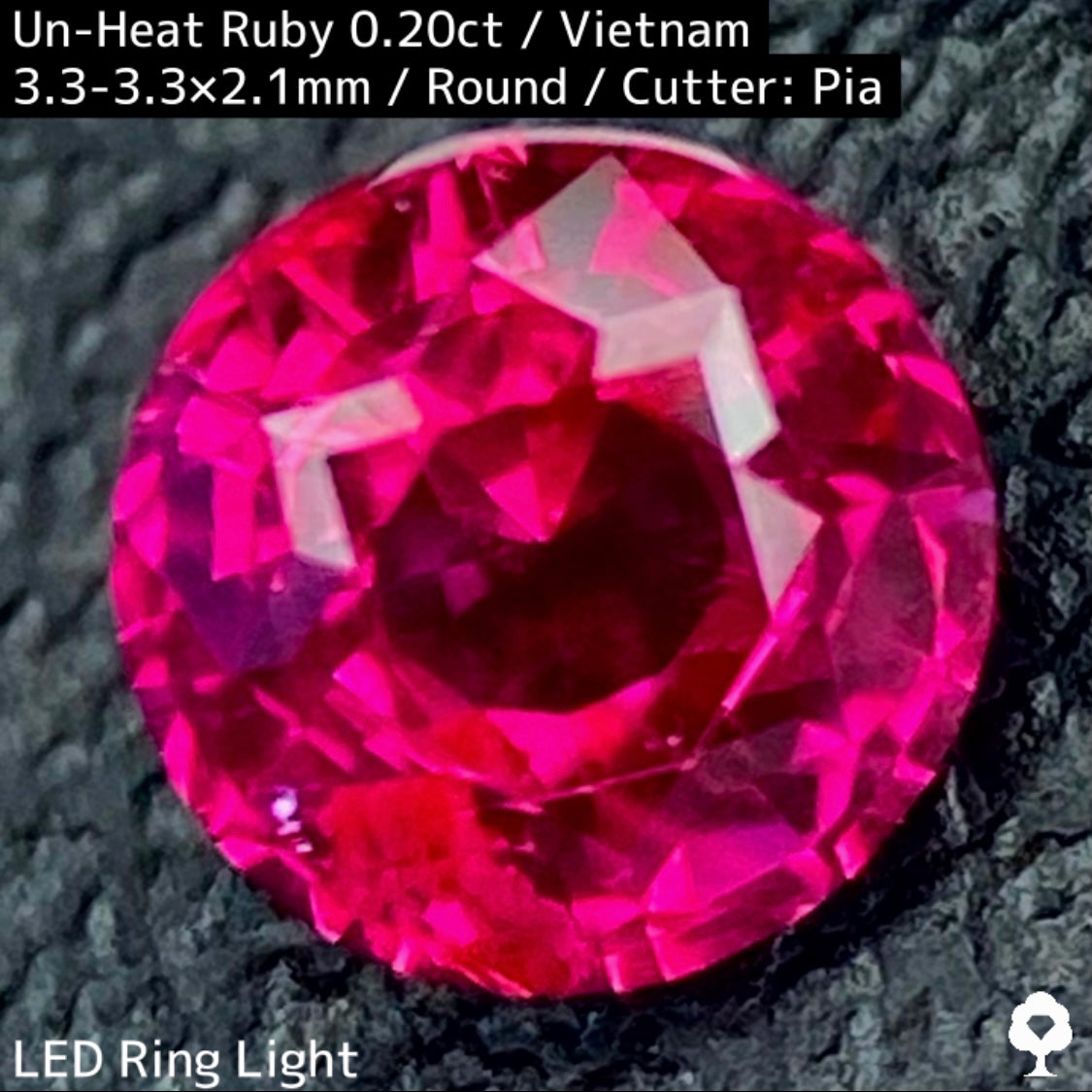Un-Heat Ruby 0.20ct / Vietnam