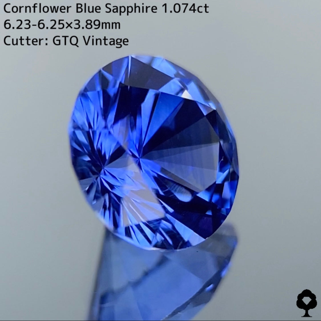 Cornflower blue sapphire 1.074ct