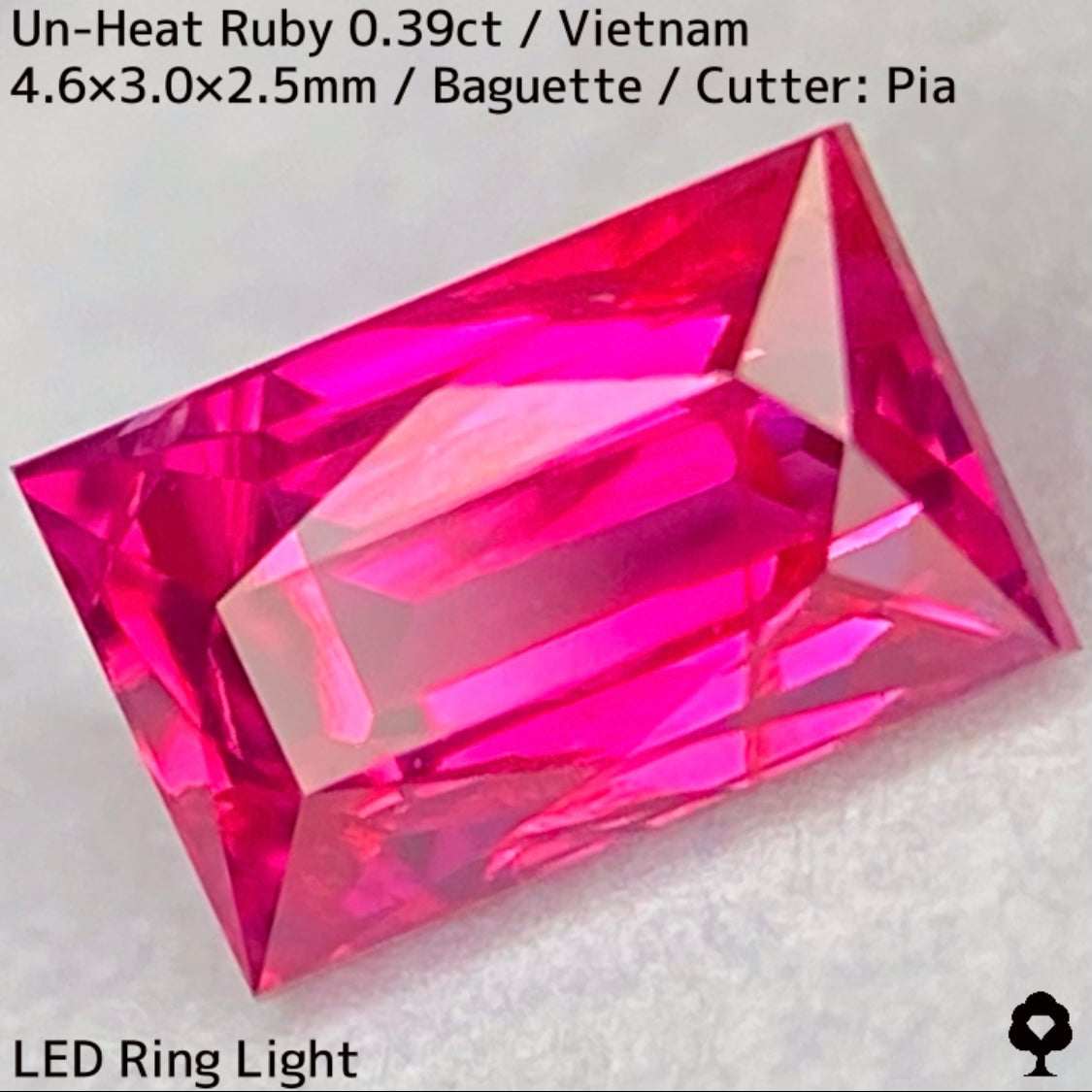 Un-Heat Ruby 0.394ct / Vietnam