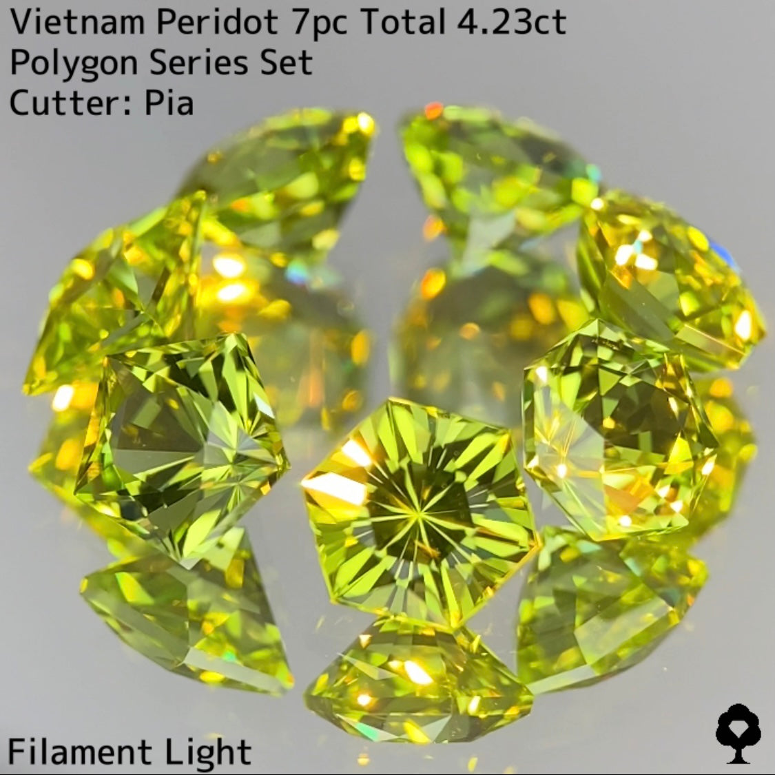 Peridot 7P 4.23ct / Vietnam / Narika collection