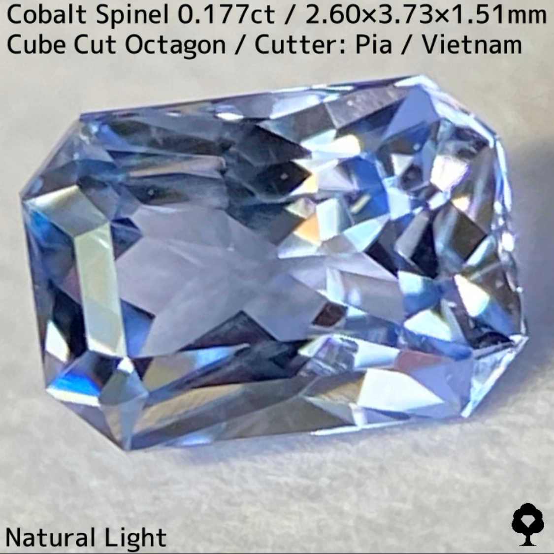 Cobalt Spinel 0.177ct / Vietnam