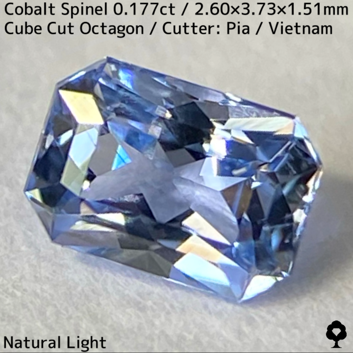 Cobalt Spinel 0.177ct / Vietnam