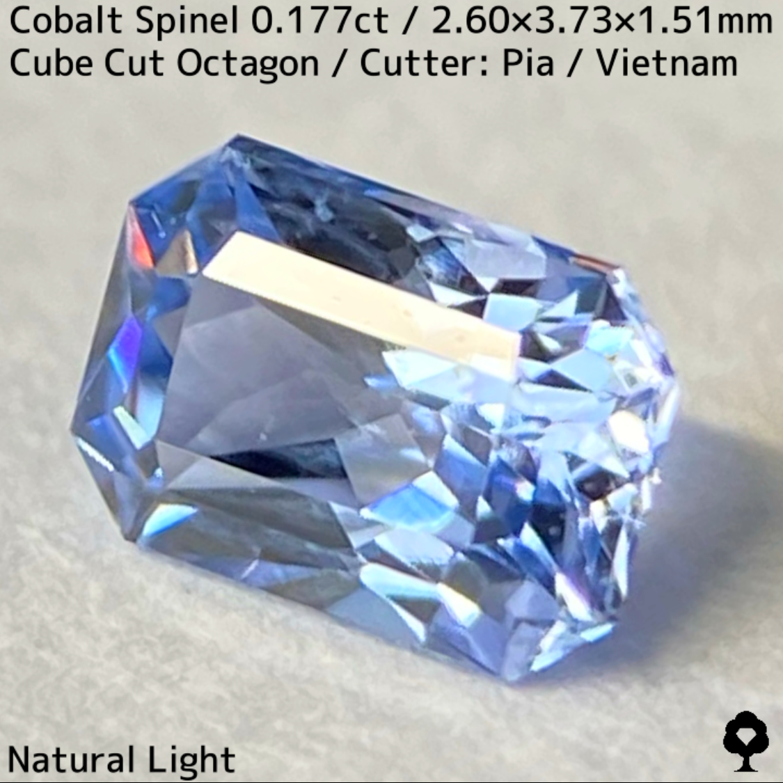 Cobalt Spinel 0.177ct / Vietnam