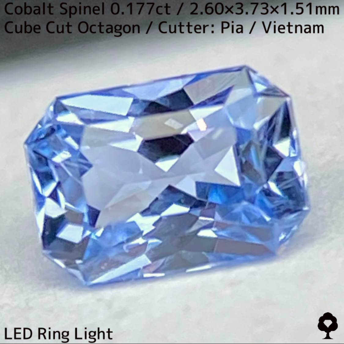 Cobalt Spinel 0.177ct / Vietnam