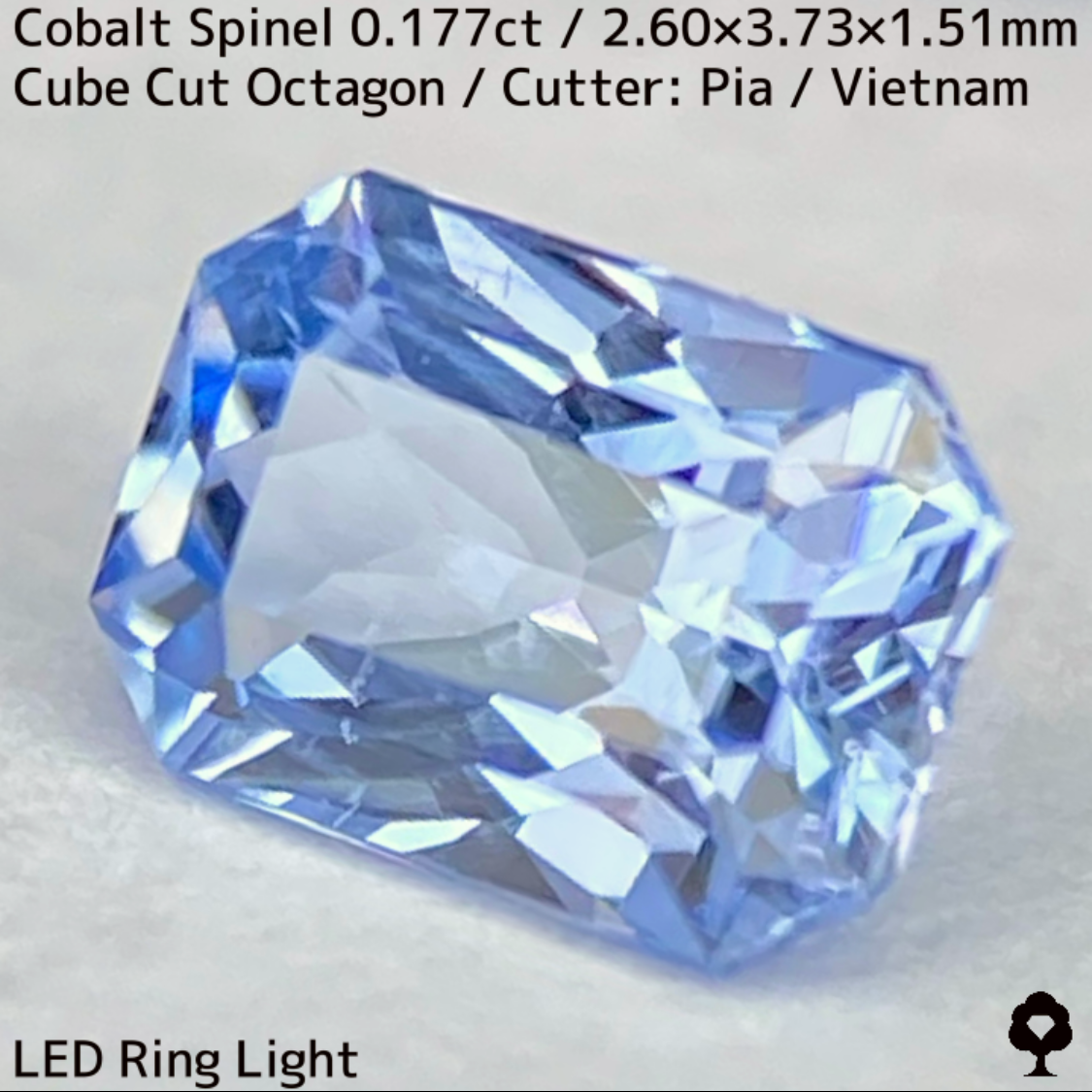 Cobalt Spinel 0.177ct / Vietnam