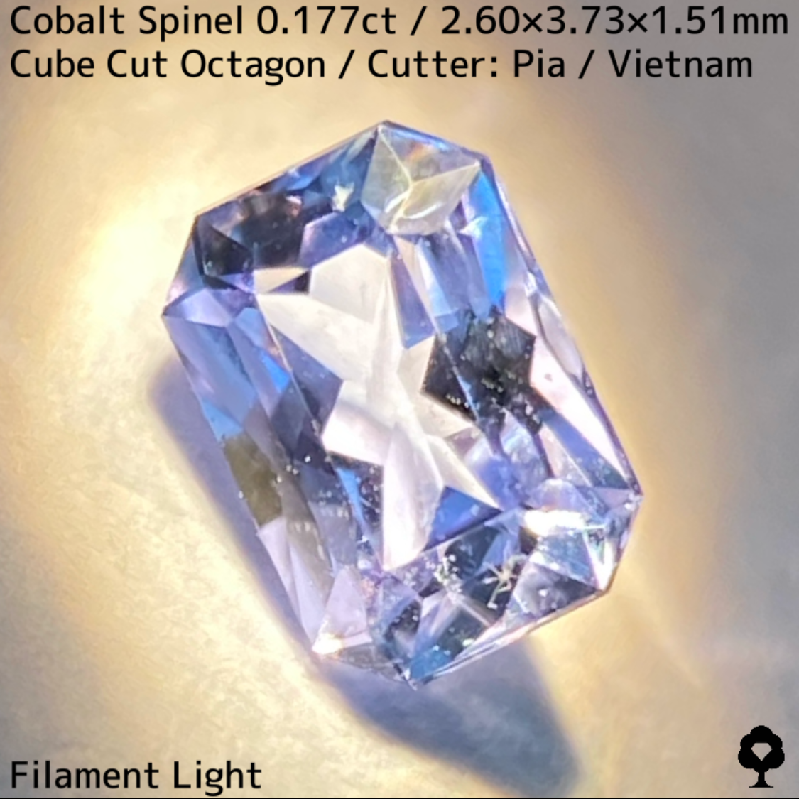 Cobalt Spinel 0.177ct / Vietnam