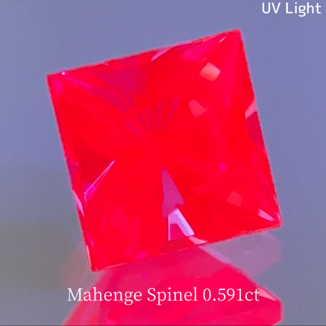Neon Pink Spinel 0.591ct / Tanzania