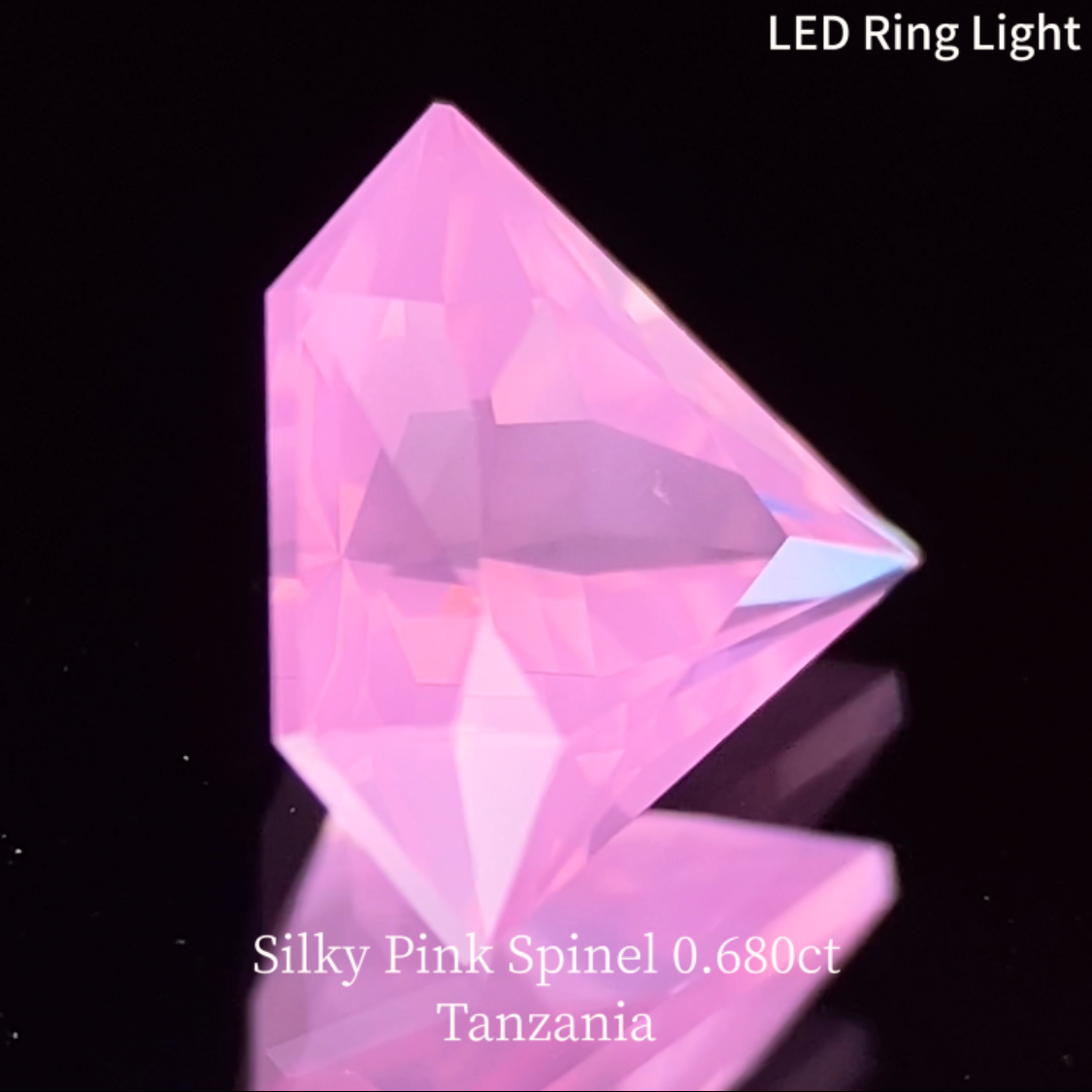 Silky Pink Spinel 0.680ct / Tanzania