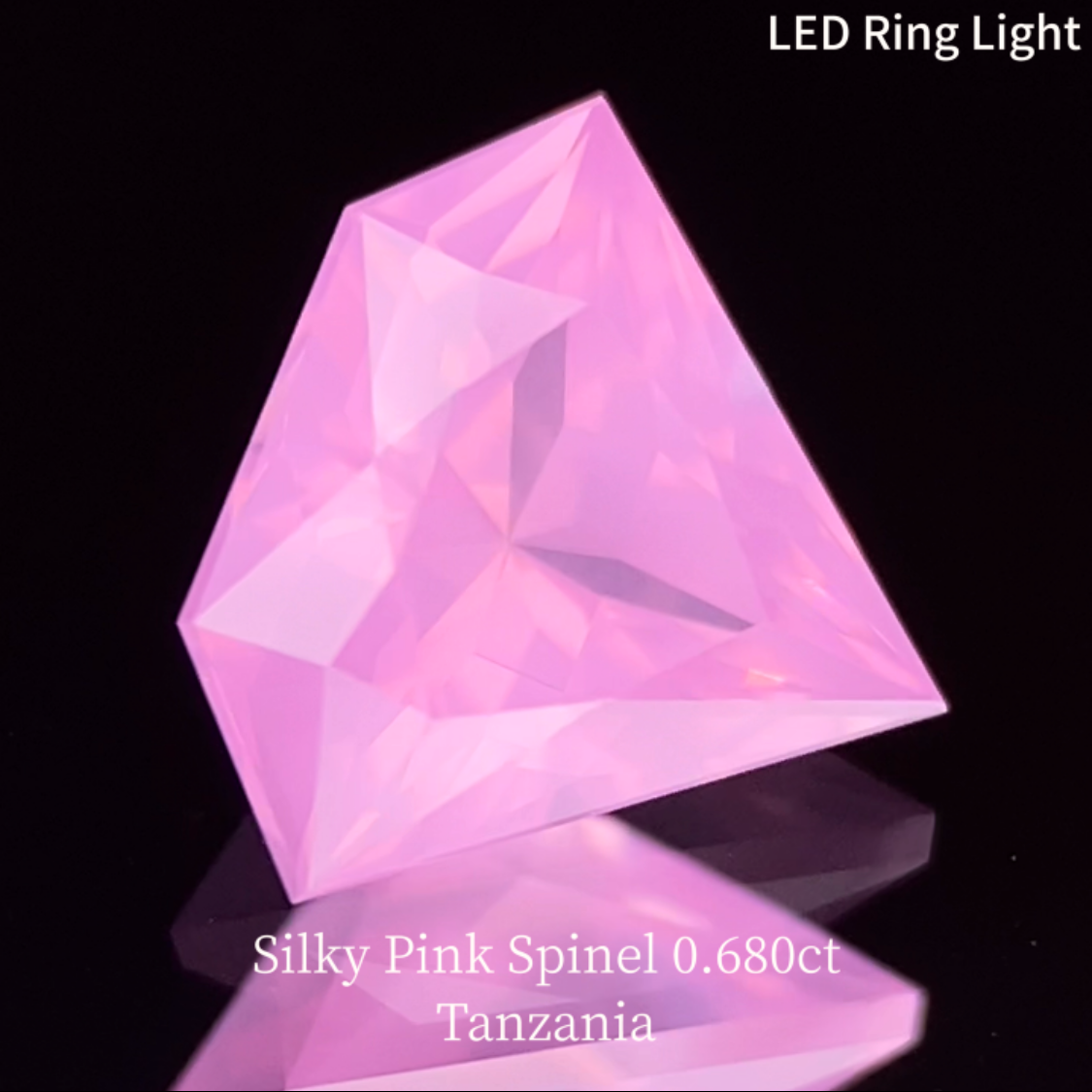 Silky Pink Spinel 0.680ct / Tanzania