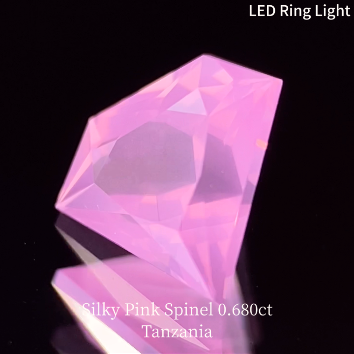 Silky Pink Spinel 0.680ct / Tanzania
