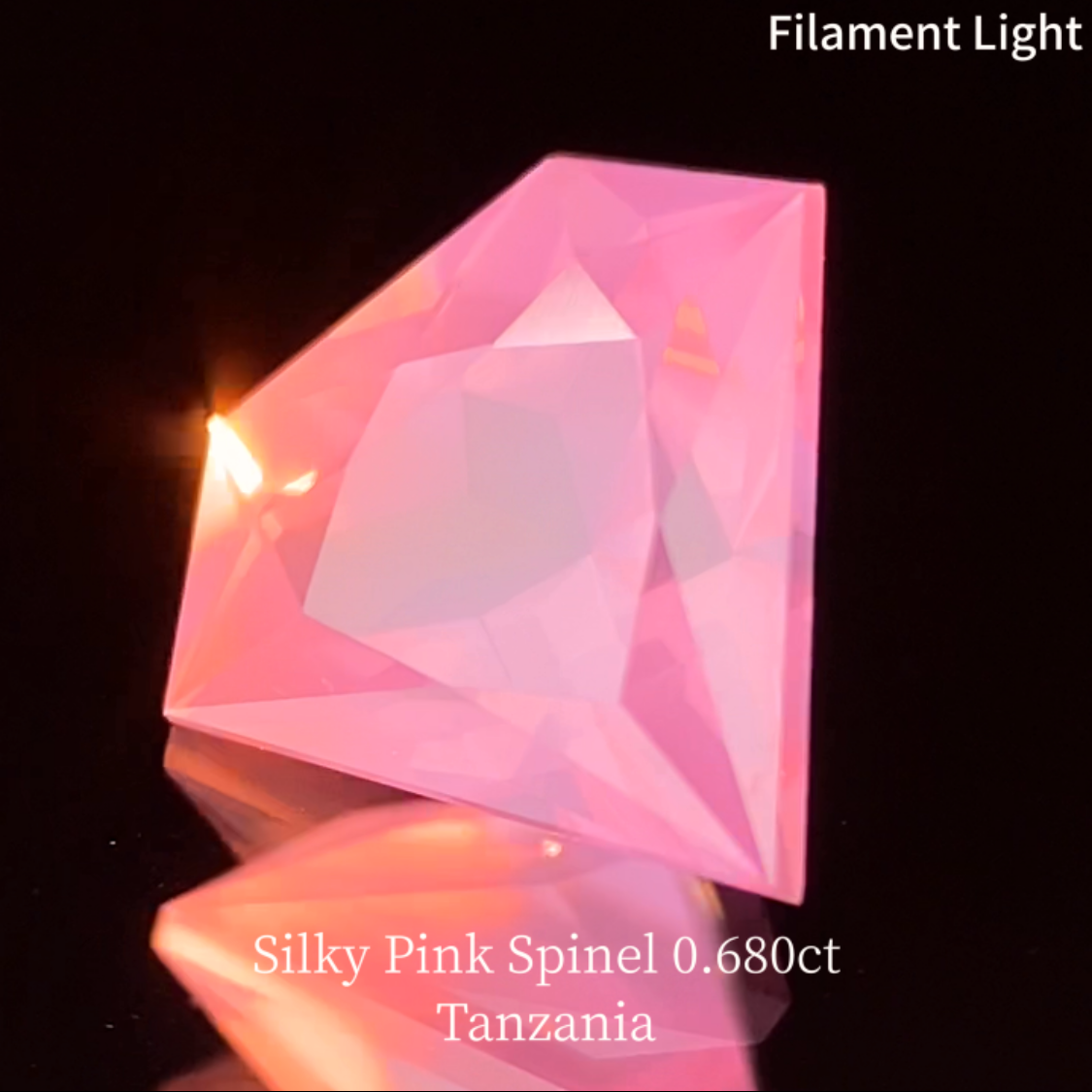 Silky Pink Spinel 0.680ct / Tanzania