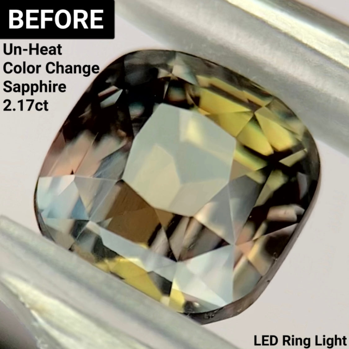 Un-Heat Color Change Sapphire 2.00ct / Tanzania