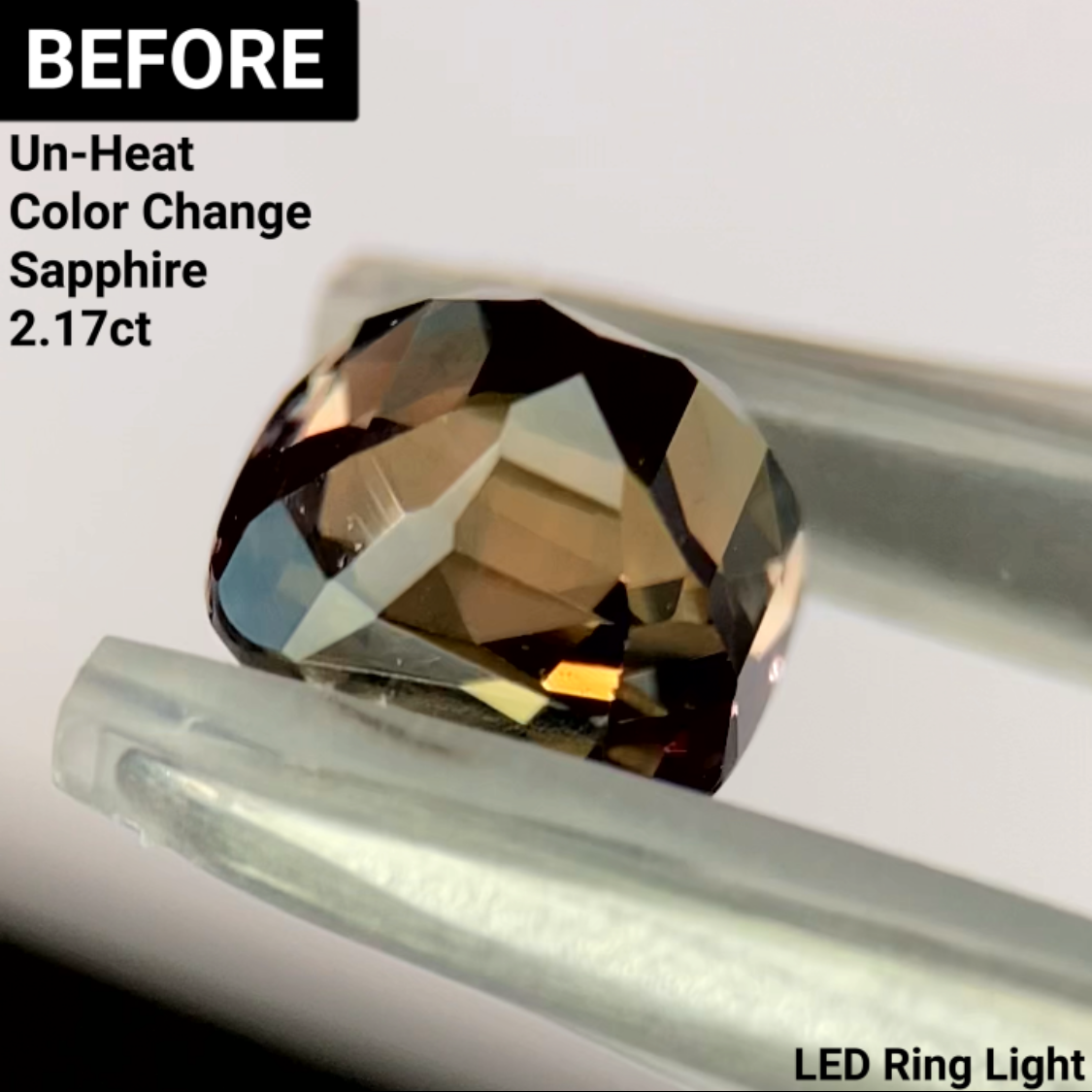 Un-Heat Color Change Sapphire 2.00ct / Tanzania