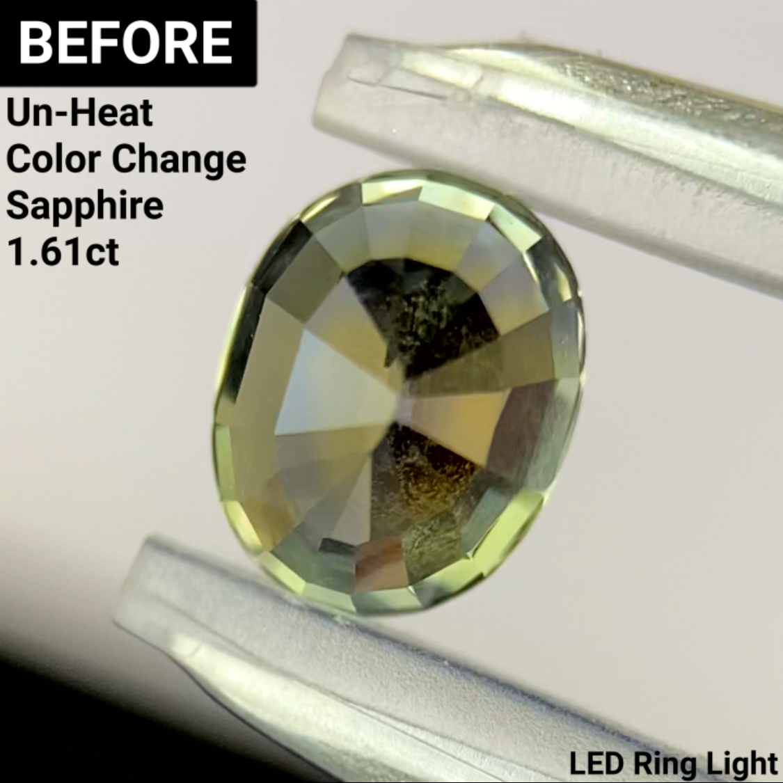 Un-Heat Color Change Sapphire 1.32ct / Tanzania