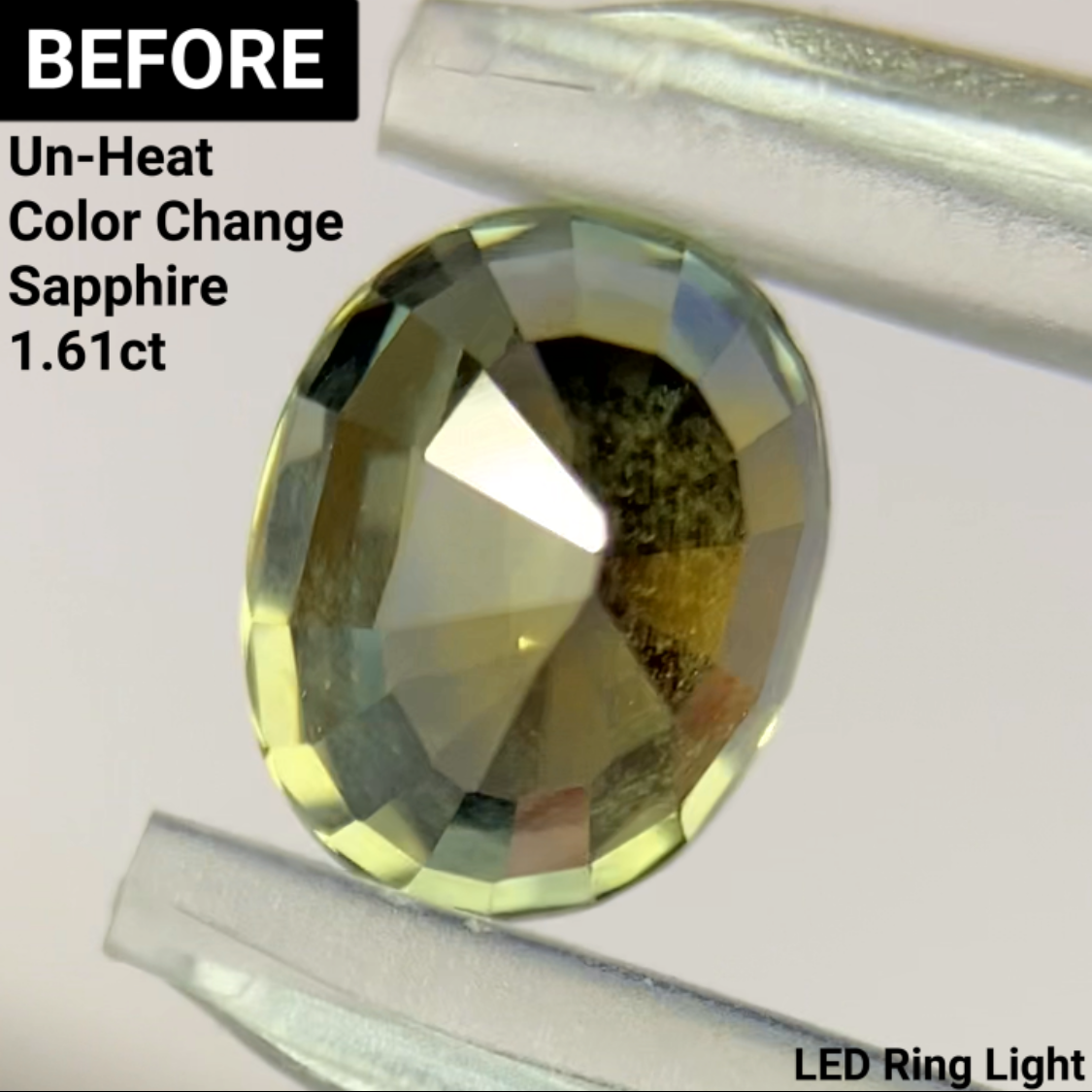Un-Heat Color Change Sapphire 1.32ct / Tanzania