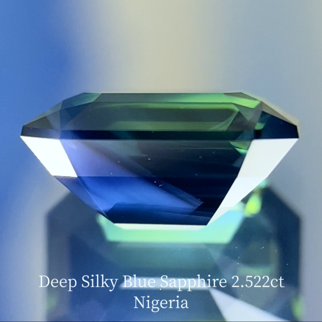 Deep Silky Blue Sapphire 2.522ct / Nigeria