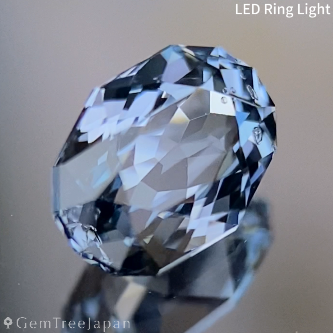Bluish Grey Spinel 0.626ct / Iron Cobalt / Tanzania