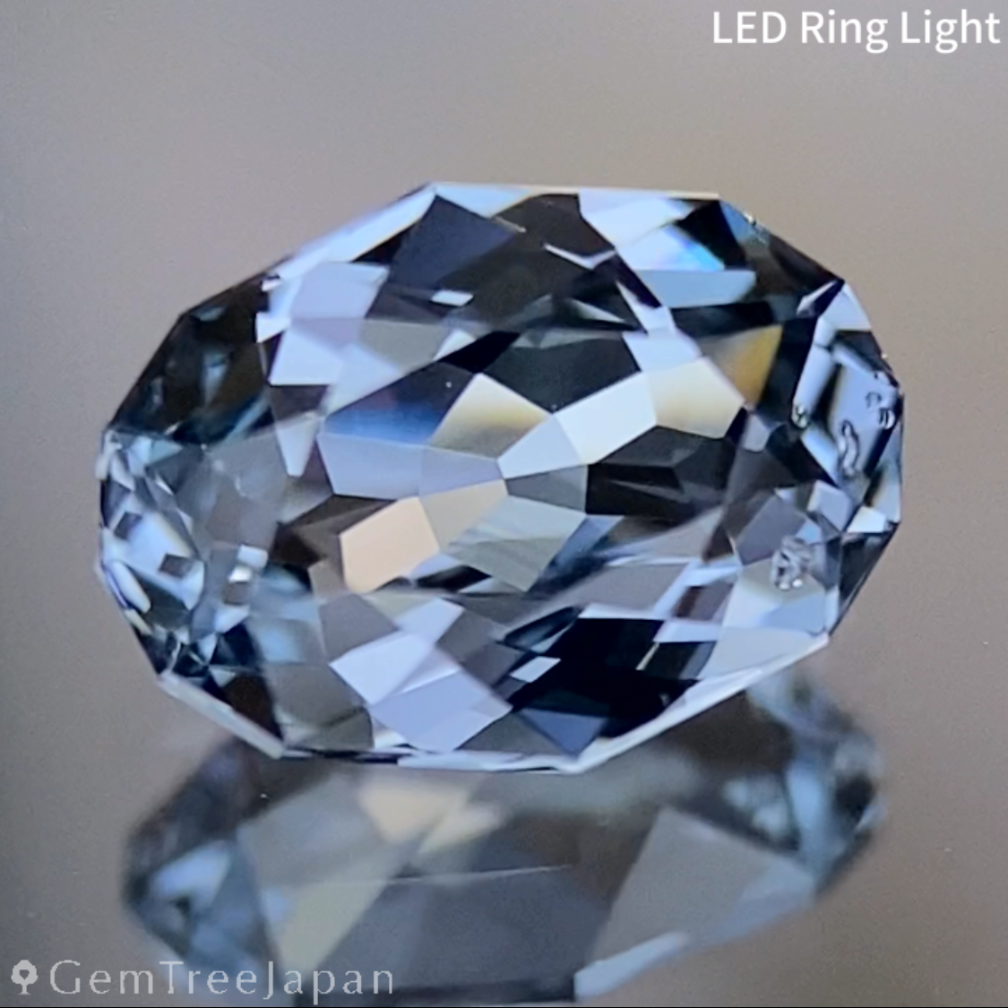 Bluish Grey Spinel 0.626ct / Iron Cobalt / Tanzania