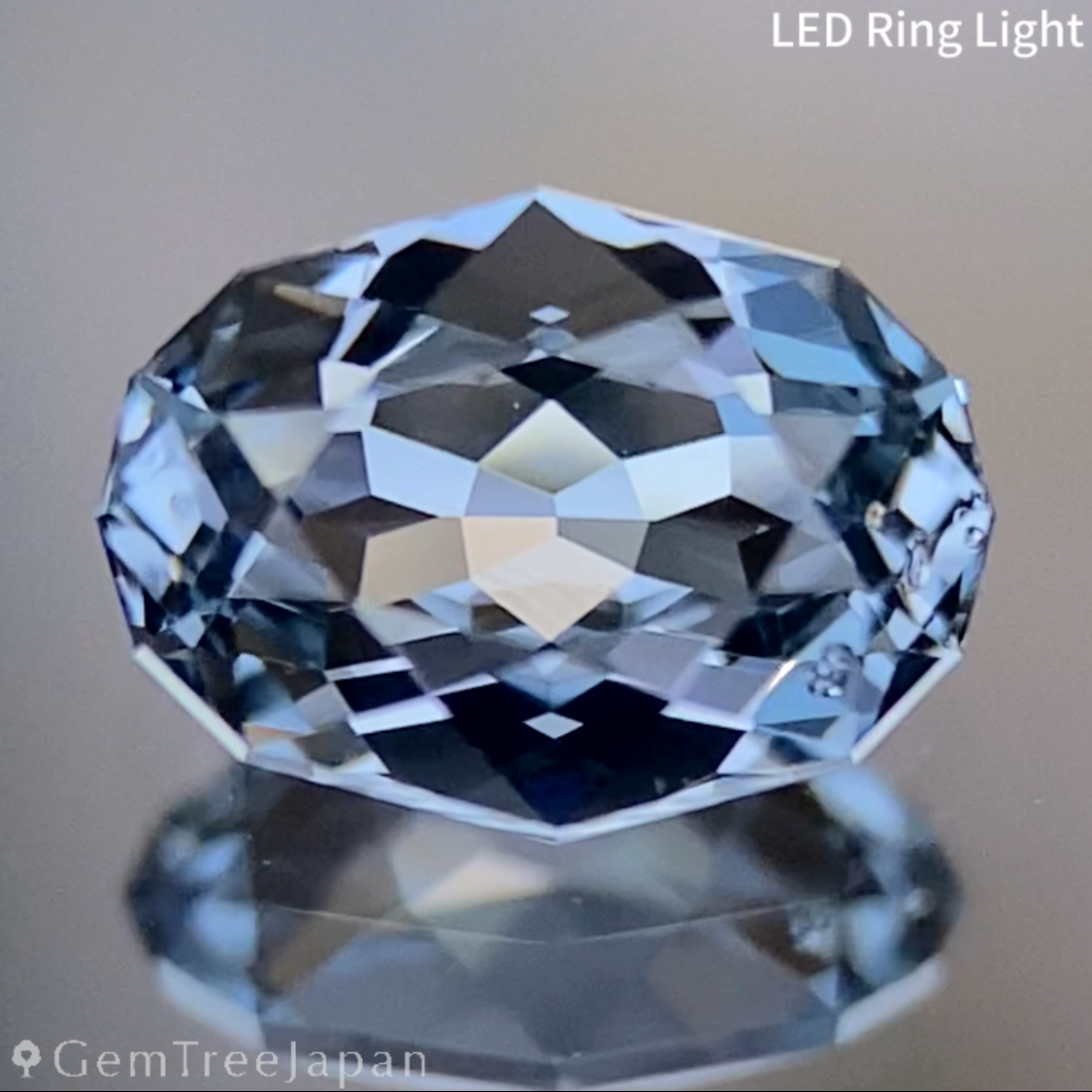 Bluish Grey Spinel 0.626ct / Iron Cobalt / Tanzania