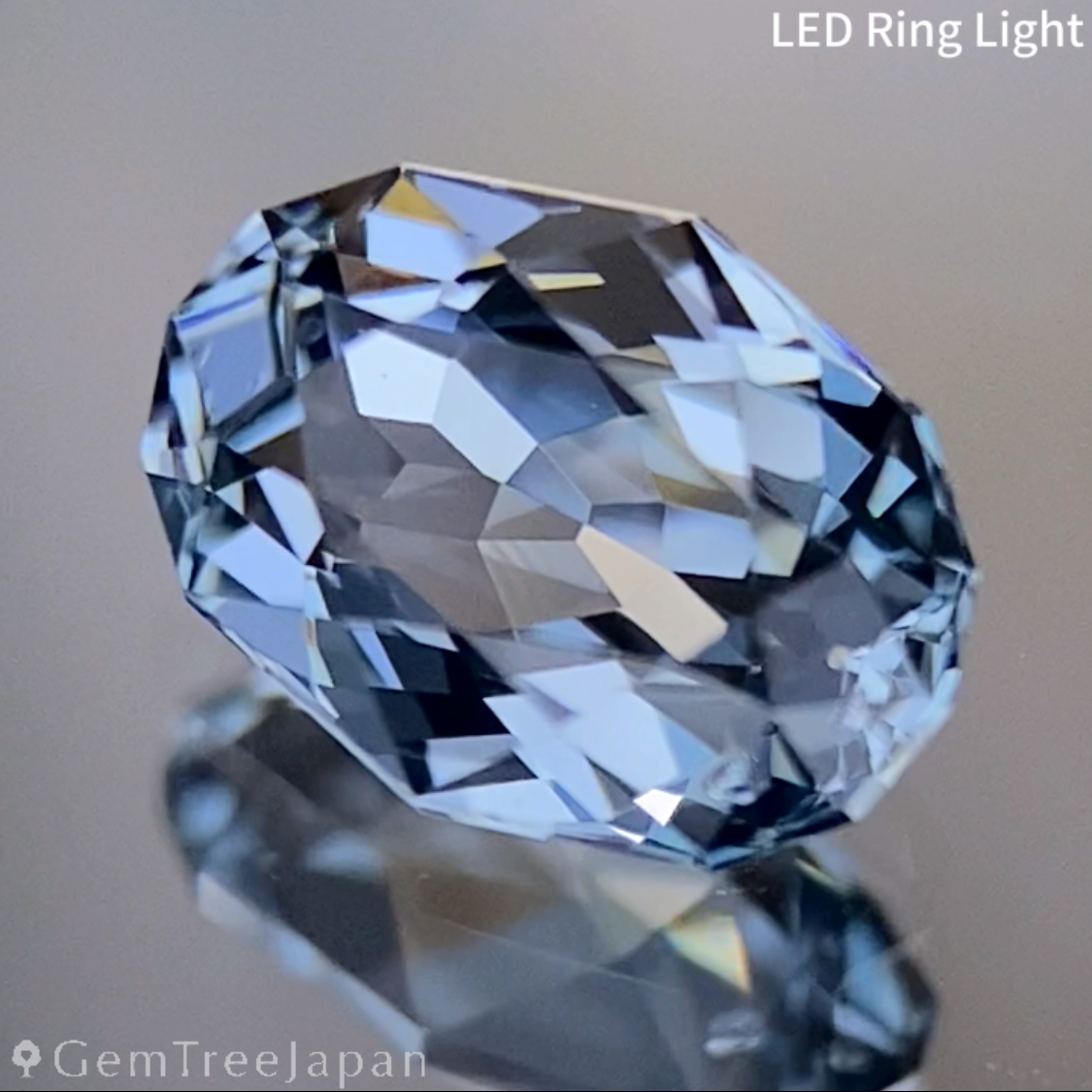 Bluish Grey Spinel 0.626ct / Iron Cobalt / Tanzania