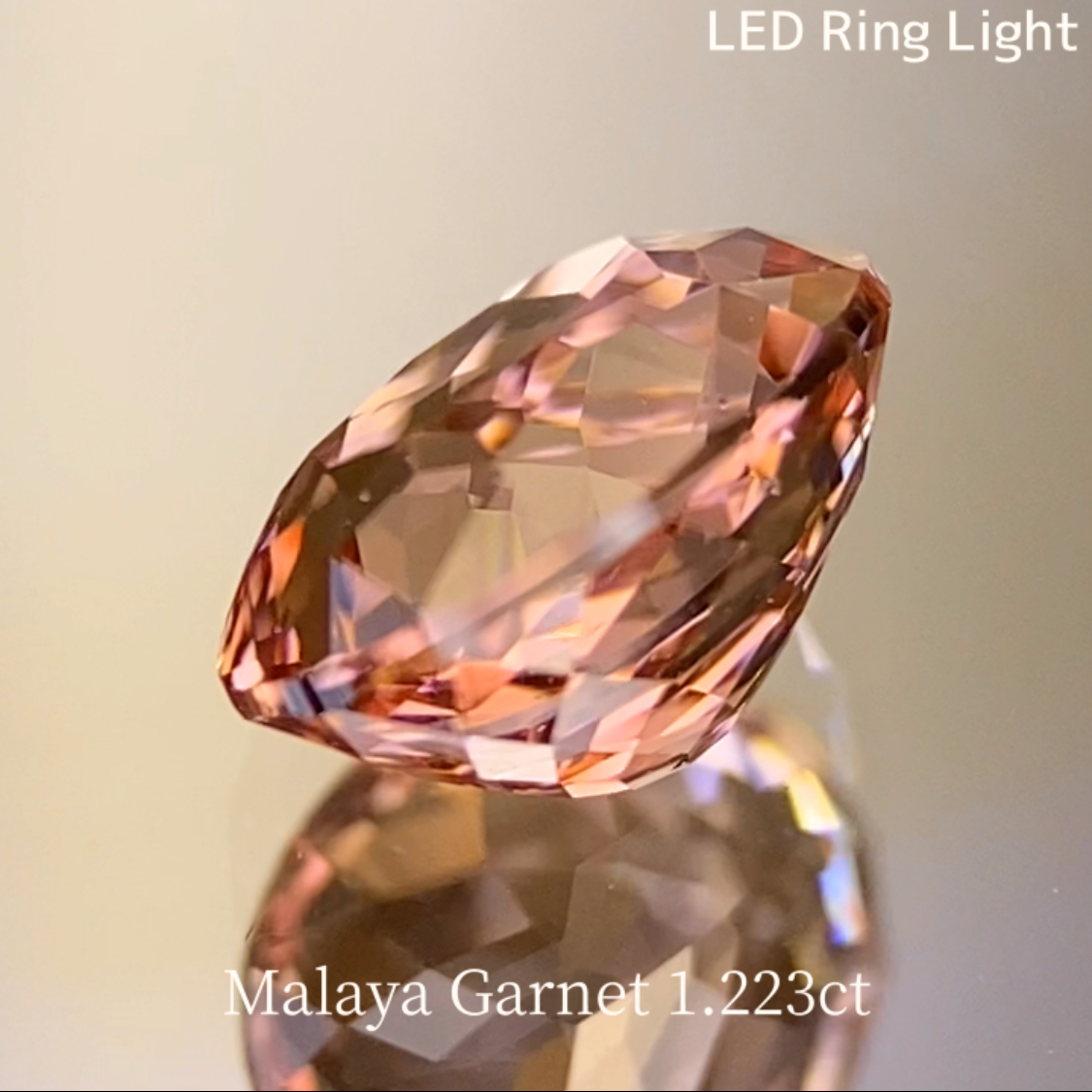 Malaya Garnet 1.223ct