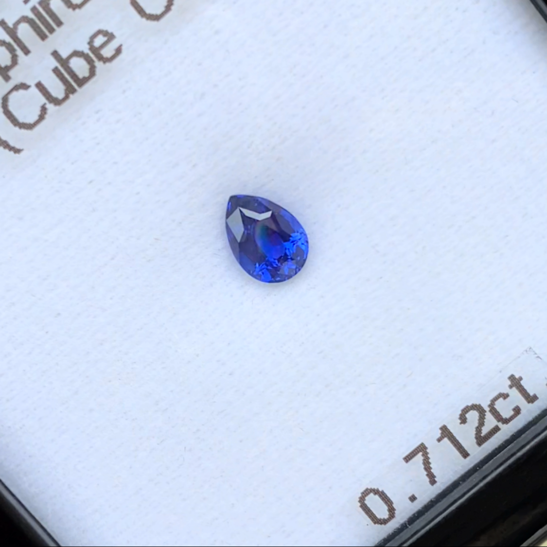 Cornflower Blue Sapphire 0.712ct / Burma